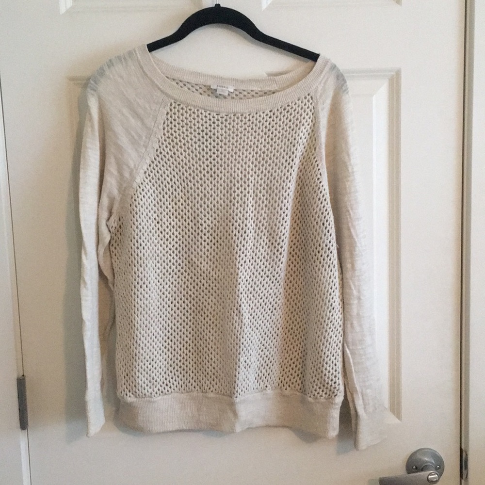 Fossil open weaved sweater